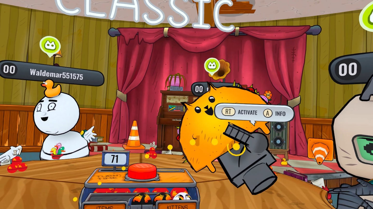 #4. Exploding Kittens VR (Meta) بواسطة: Saber Interactive Inc