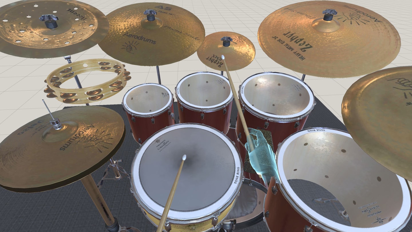 #4. Aerodrums 3D (Meta) 由: Aerodrums
