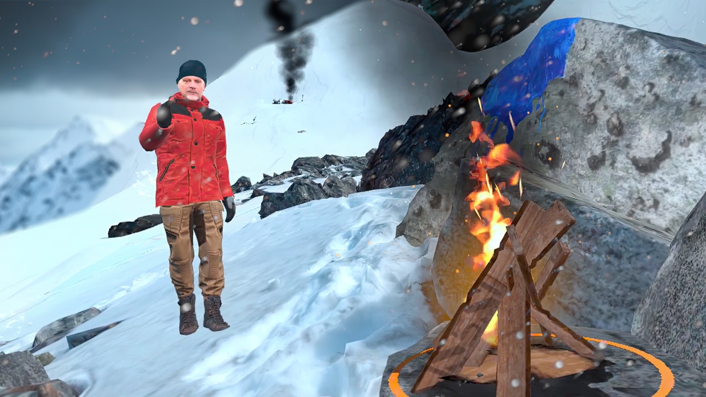 #2. Survivorman VR: The Descent (Meta) 由: Descent VR Productions Inc