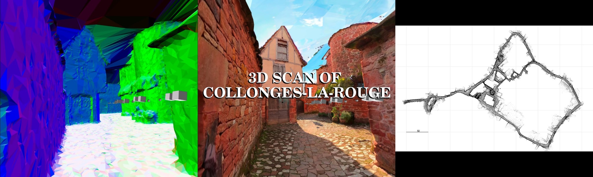 3D scan of Collonges-la-Rouge