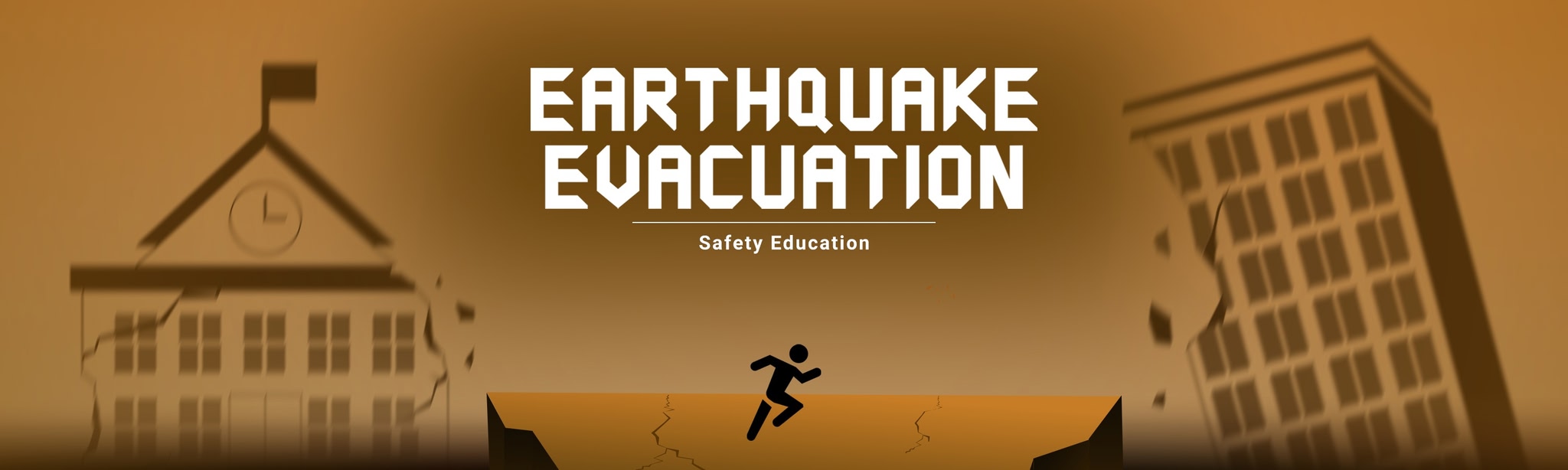 Safety Education : earthquake evacuation