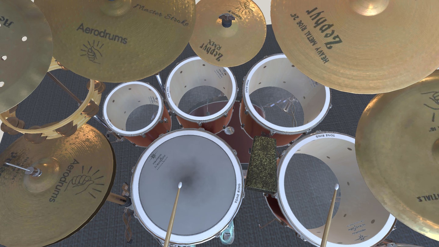 #5. Aerodrums 3D (Meta) 由: Aerodrums