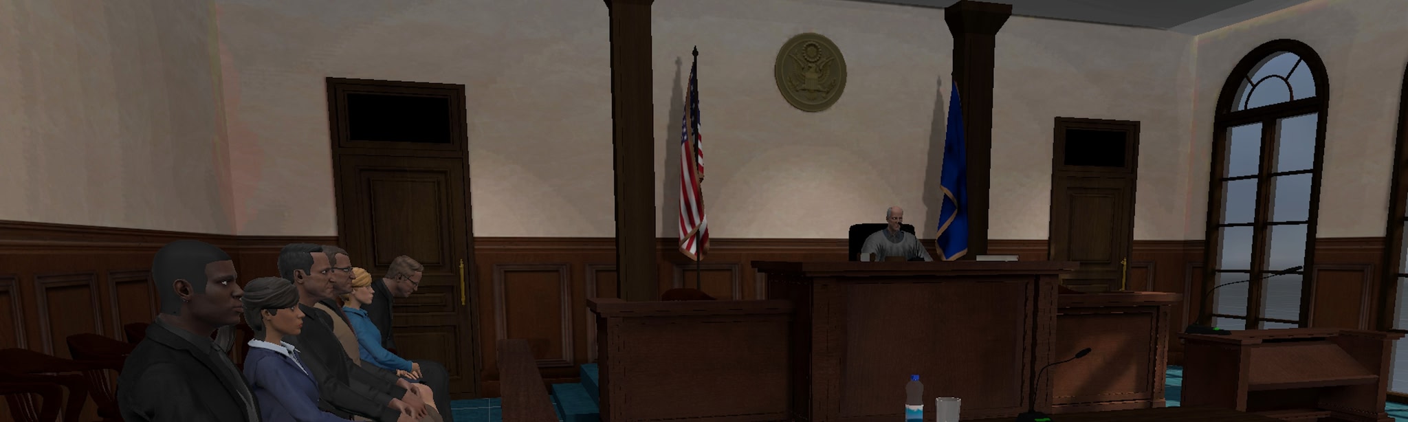 JUST Legal VR Courtroom Experience
