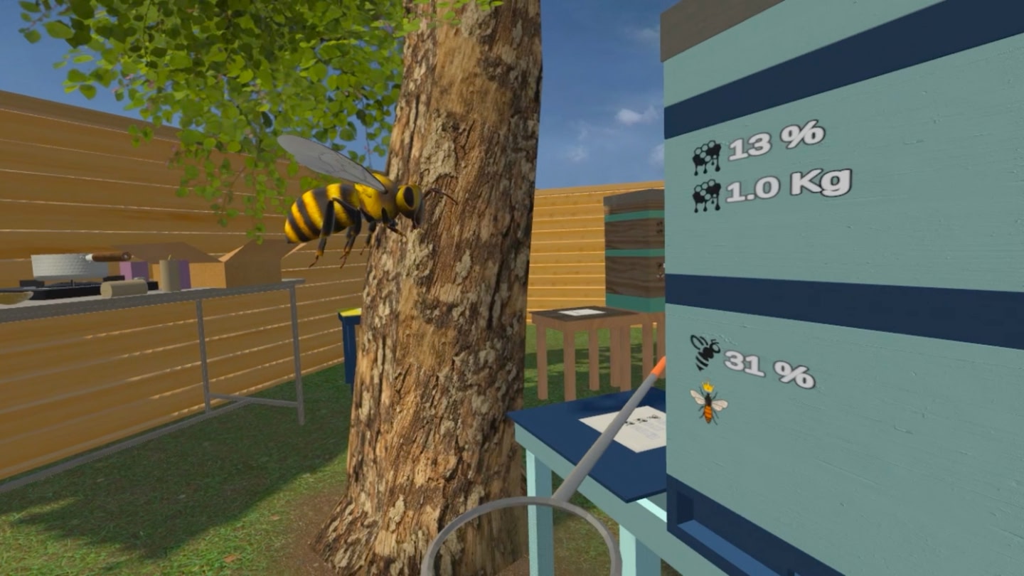 #2. BEEKEEPING SIMULATOR VR (Meta) 由: BENDIS Games