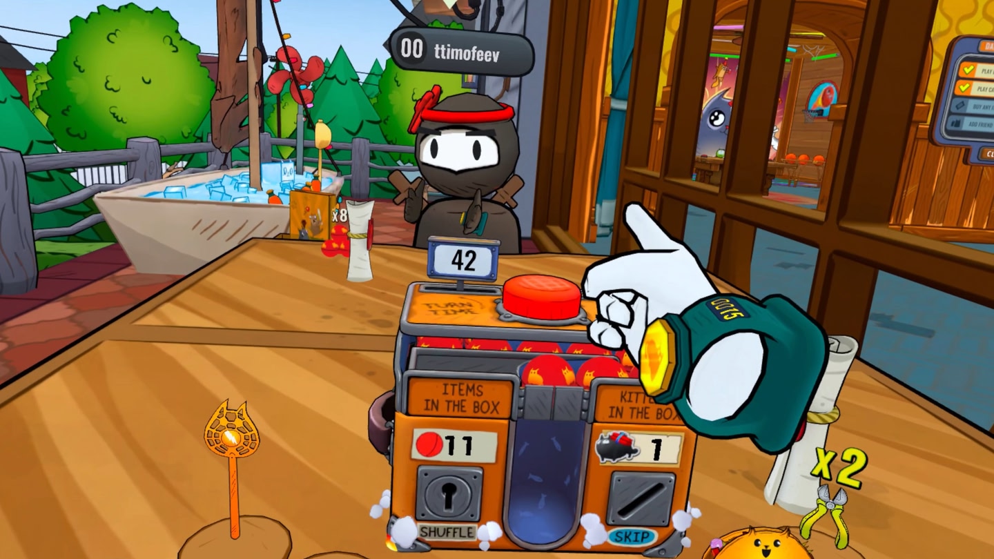 #3. Exploding Kittens VR (Meta) بواسطة: Saber Interactive Inc