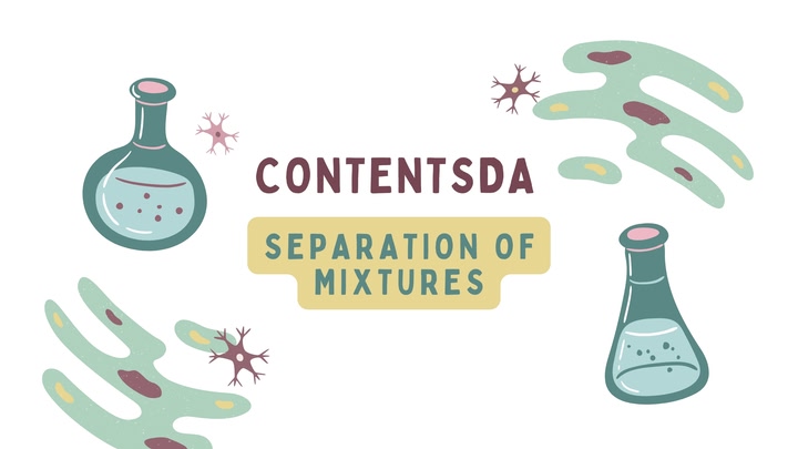 Separation Of Mixtures Experiment - ContentsDa Science Experiment