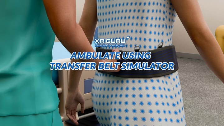Ambulate using Transfer Belt Simulator