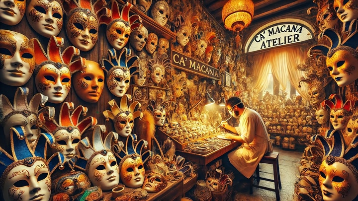 VR TRAVEL Venice Carnival Masks Atelier