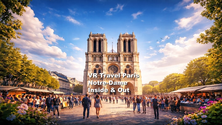 VR Travel Paris Notre-Dame Inside & Out