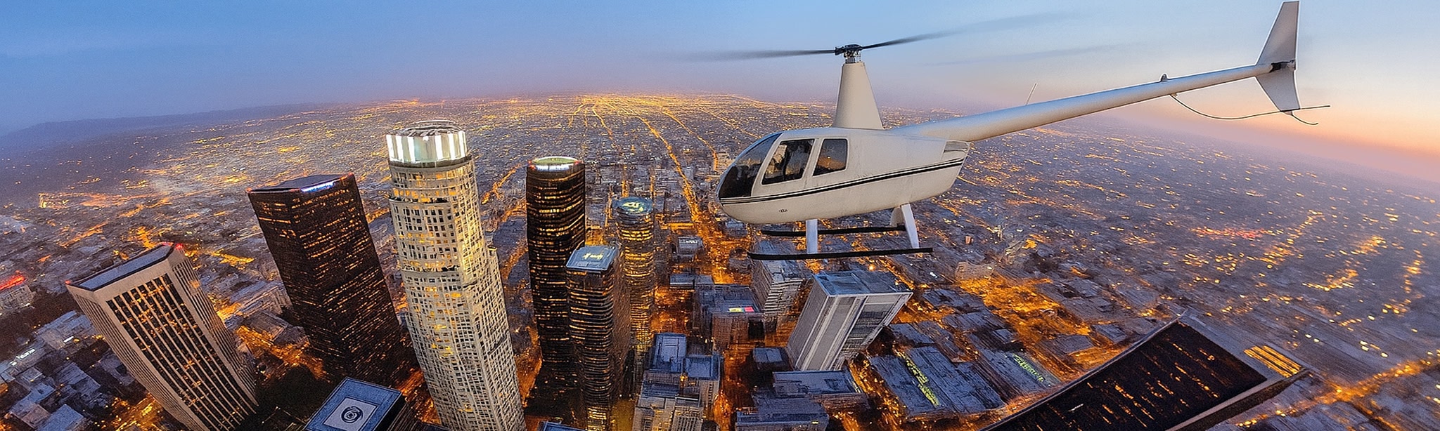 VR Travel L.A. Helicopter Night Flight