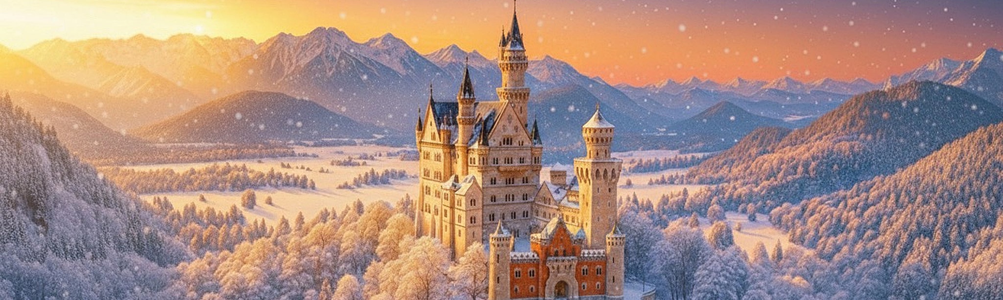 Neuschwanstein Castle Experience in Germany - inside and outside - VR Travel