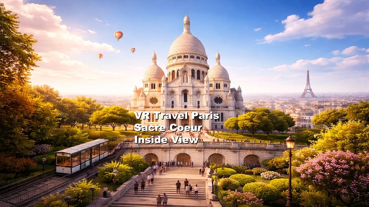VR Travel Paris Sacre Coeur Inside View
