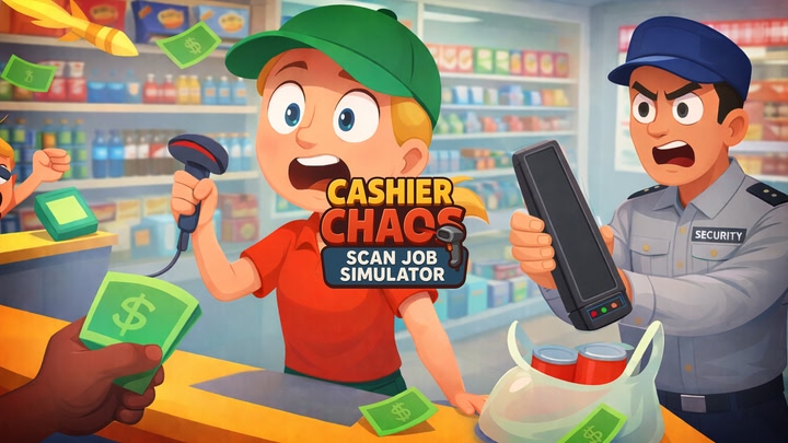 Cashier Chaos: Scan Job Simulator