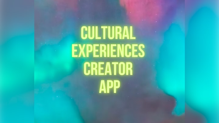 Cultural Experiences Creator App