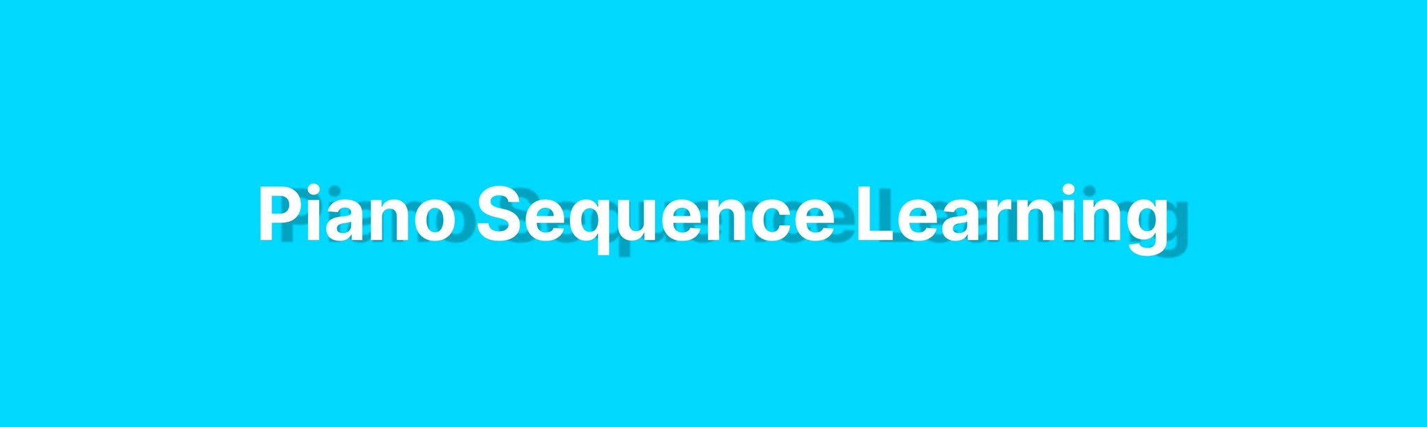 Piano Sequence Learning App