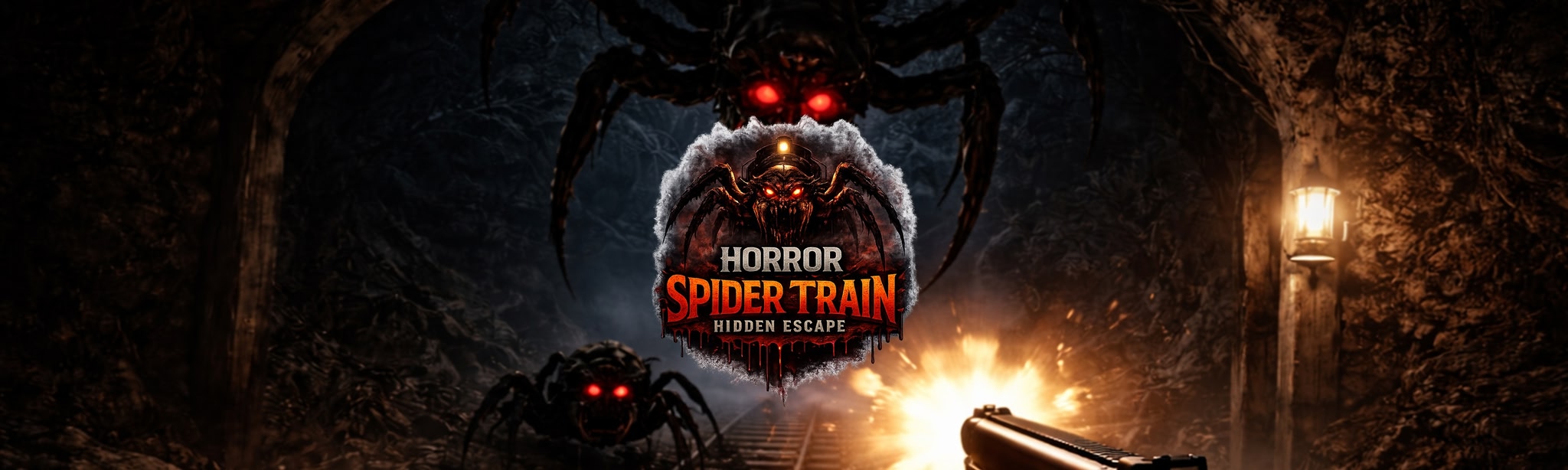 Horror Spider Train : Hidden Escape