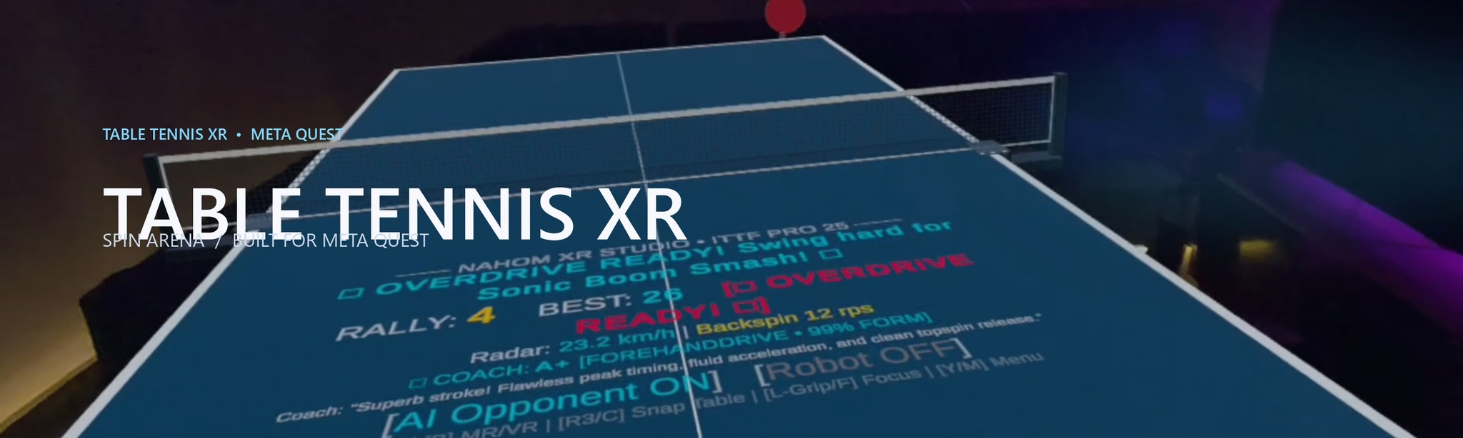 Table Tennis XR: Spin Arena