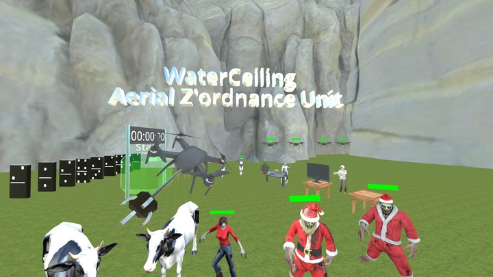 WaterCeiling’s Aerial Z’ordnance Unit