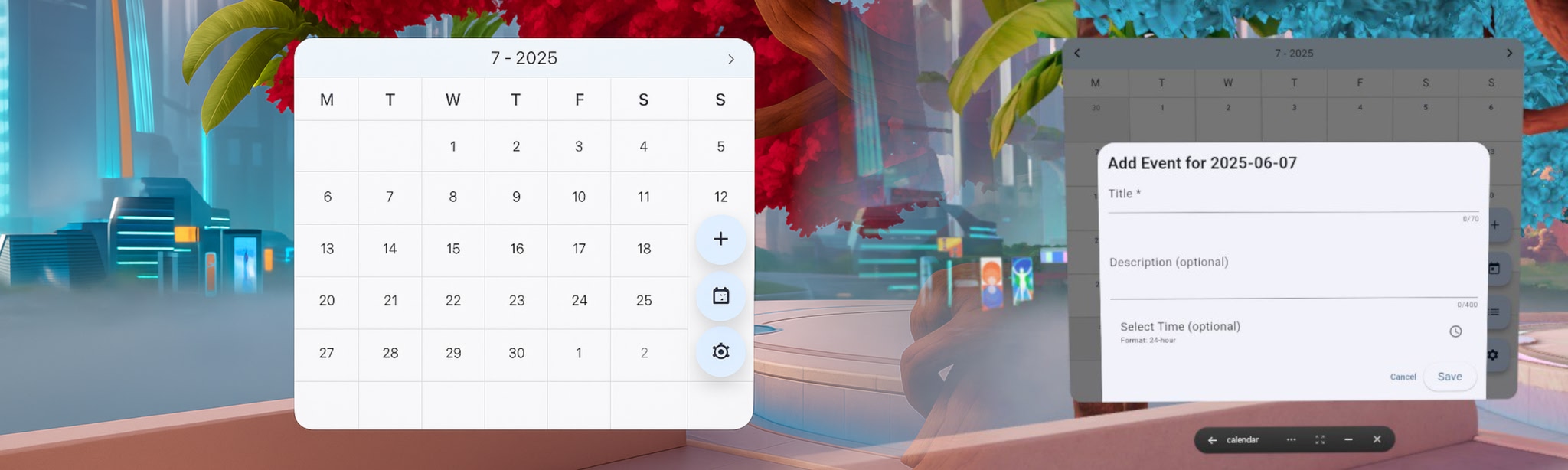 2D Calendar