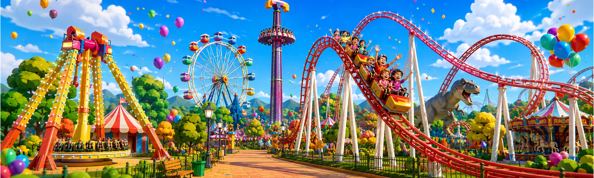 Toon Thrill Park VR
