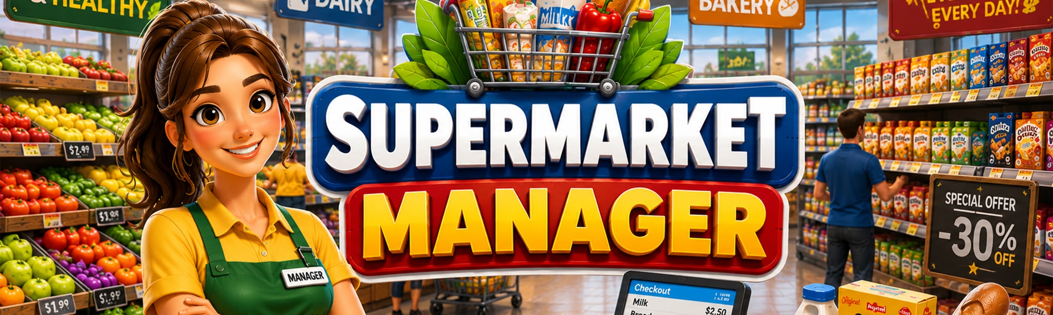 Supermarket Manager: VR Cashier