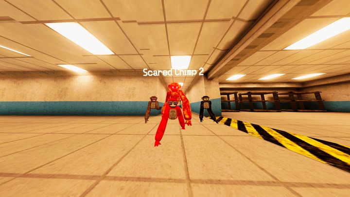 Scared Chimp 2