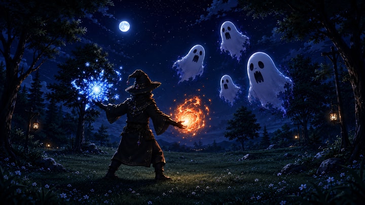 Spooky Magic Forest
