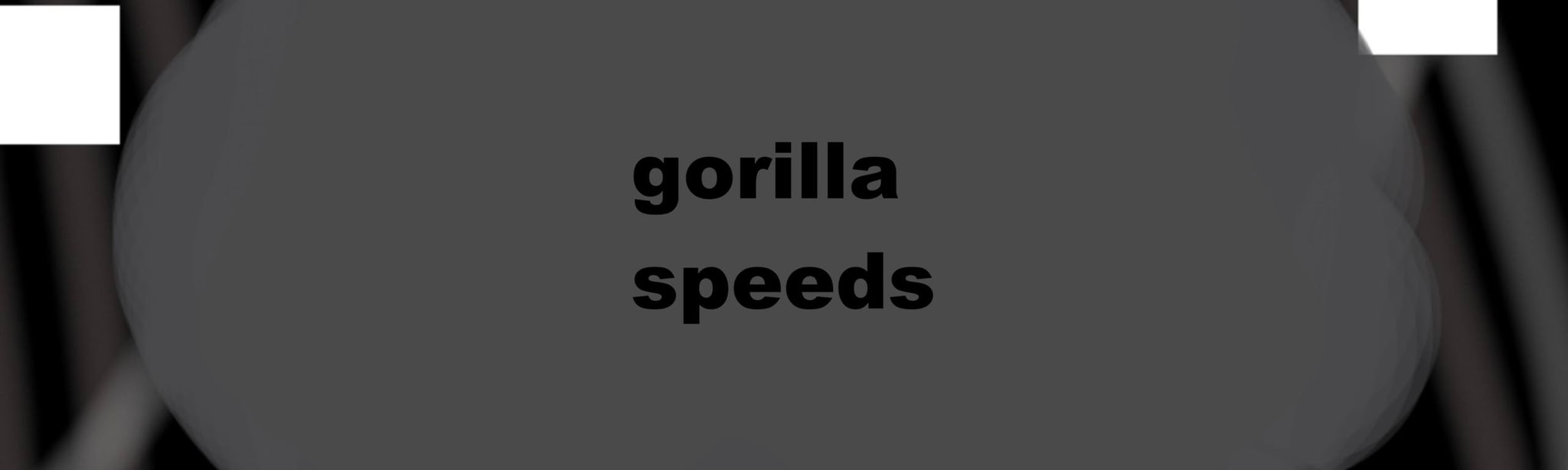 Gorilla Speeds