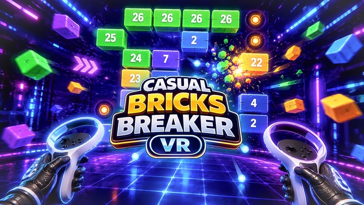 Casual Bricks Breaker VR