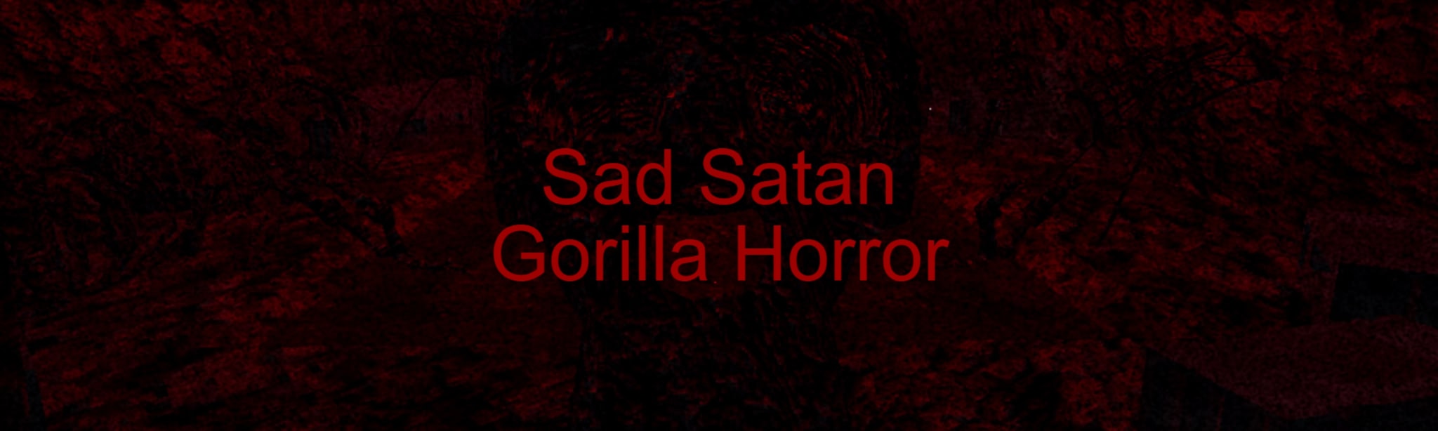 Sad Satan Gorilla Horror
