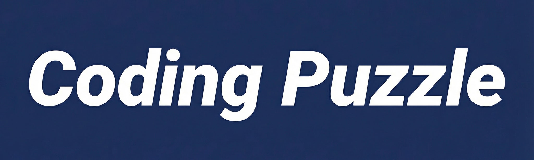 Coding Puzzle