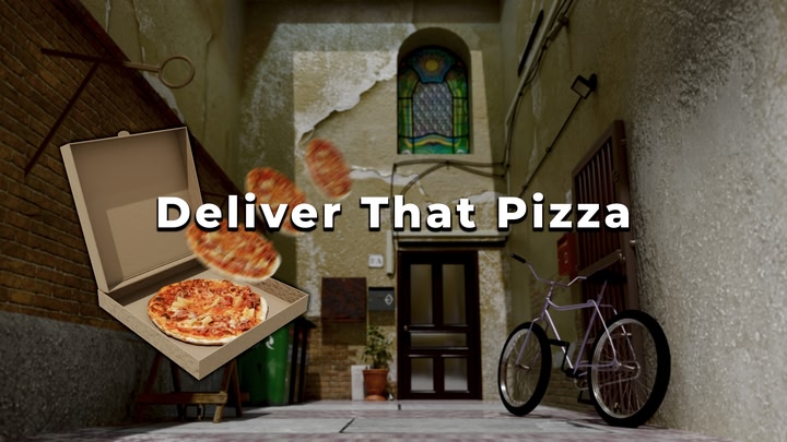 Deliver That Pizza - Puzzle Game - Demo