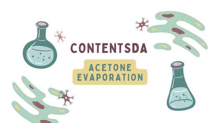 Acetone Evaporation Experiment - ContentsDa Science Experiment